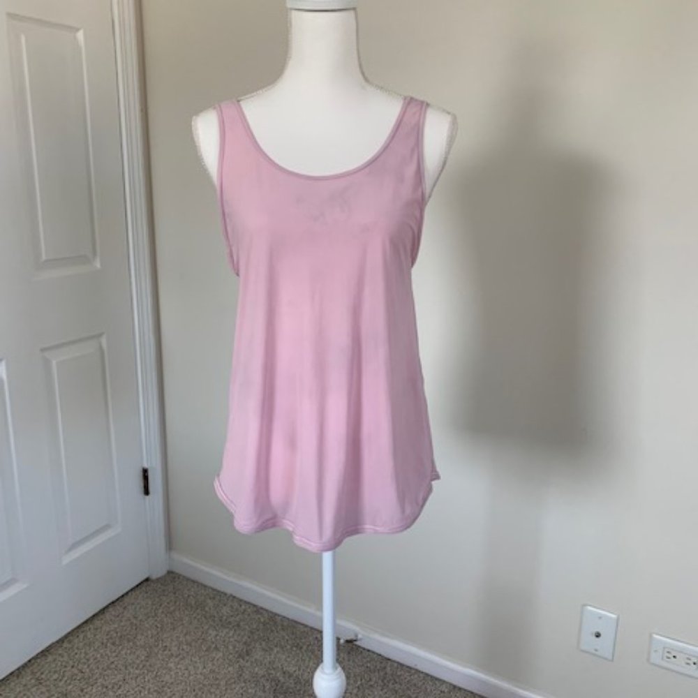 lululemon Pink Strappy Yoga Tank